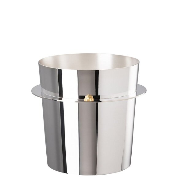Versace Bar Rosenthal Champagne Ice Bucket Silver-plated 8in 69141-321555-05849